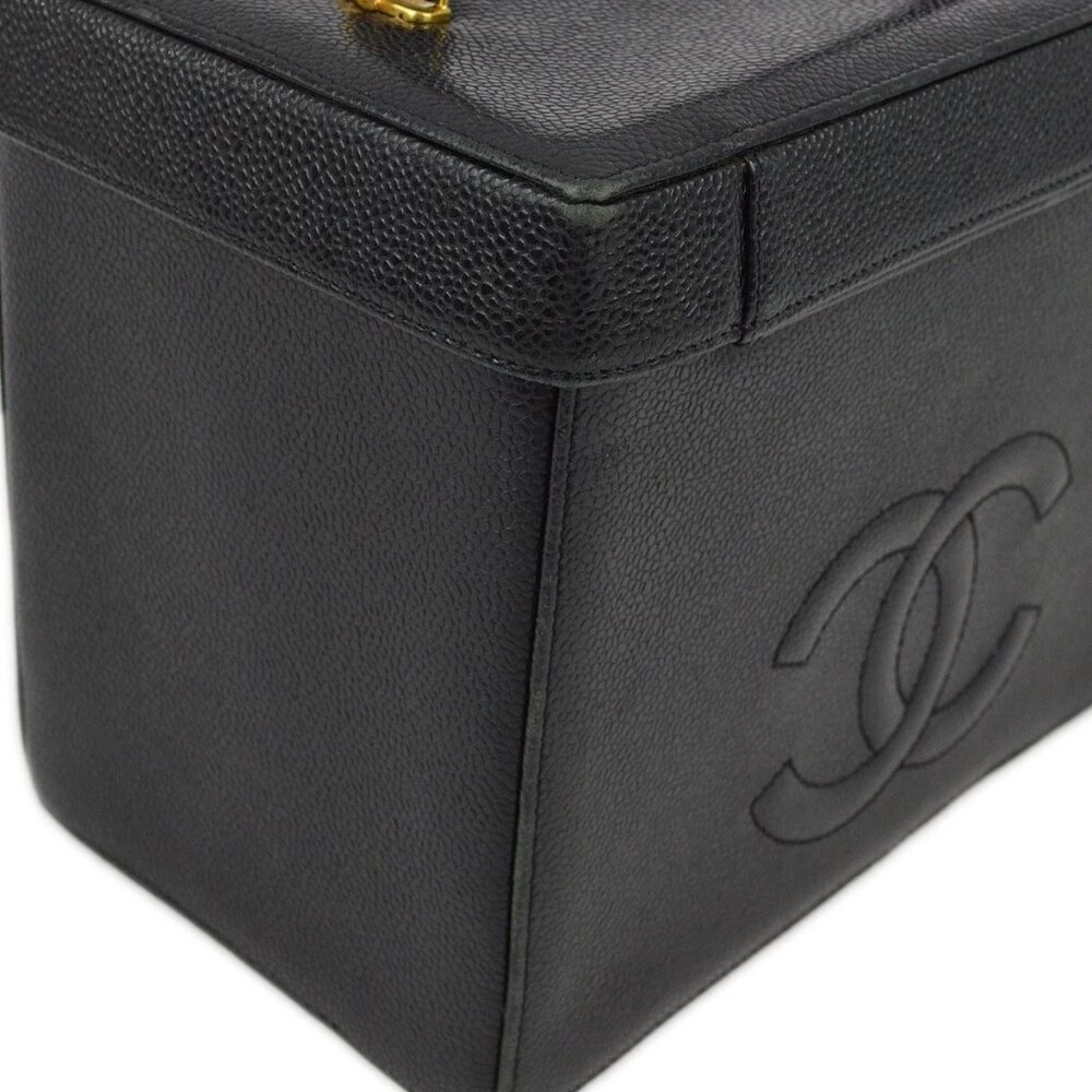 Chanel Black Calfskin Vanity 2way Handbag 162353 - Picture 10 of 10